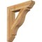 Ekena Millwork Funston Slat Rough Sawn Bracket, Western Red Cedar, 6"W x 32"D x 36"H BKT06X32X36FST06RWR - alternate 1